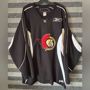 Reebok Ottawa Senators Pro NHL Hockey Authentic Fight Strap Practice Jersey 58